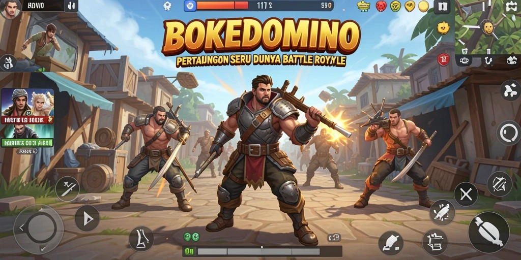 Gameplay BOKEDOMINO yang seru dan kompetitif.