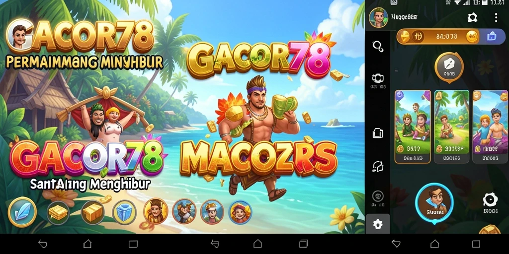 Tangkapan layar GACOR78 menampilkan gameplay menyenangkan dan interaktif.