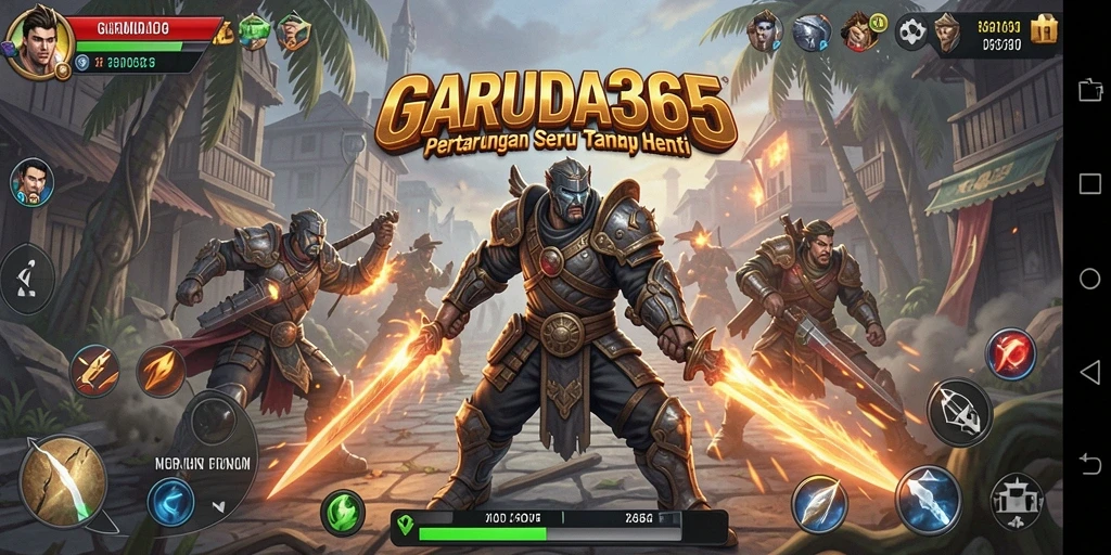 Tampilan seru gameplay GARUDA365 yang memukau.