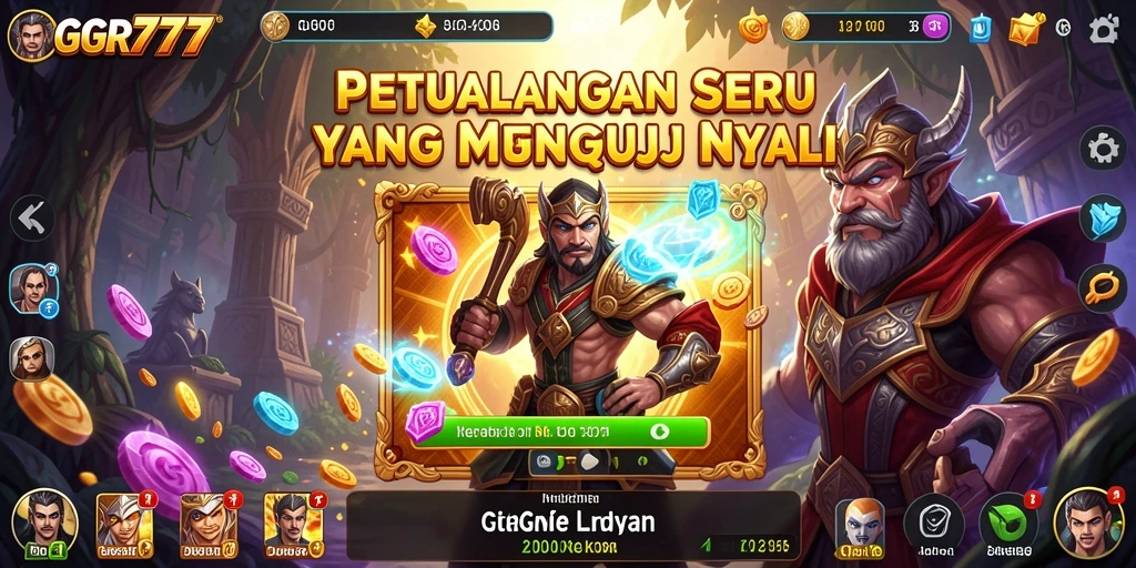 Screenshot utama GGR777 menampilkan gameplay petualangan yang seru dan mendebarkan.