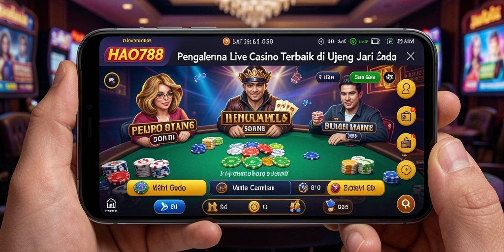Gameplay Live Casino HAO788 yang menyenangkan dan interaktif.