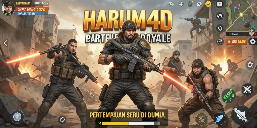 Tampilan dinamis pertempuran seru di HARUM4D.