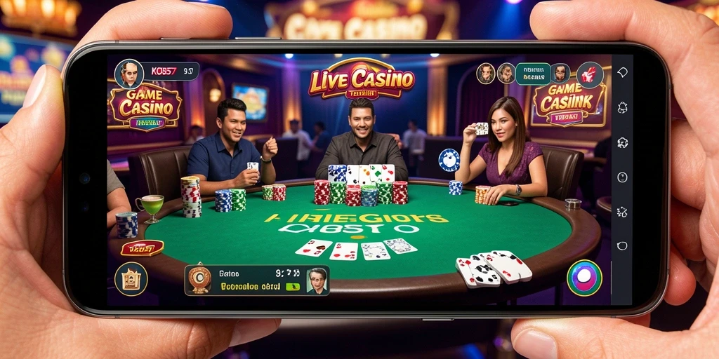Gameplay Live Casino yang mendebarkan dan interaktif di KO857.