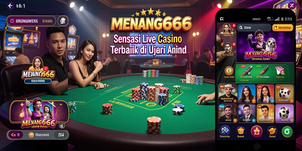 Tampilan gameplay menarik dari MENANG666 dengan dealer langsung.