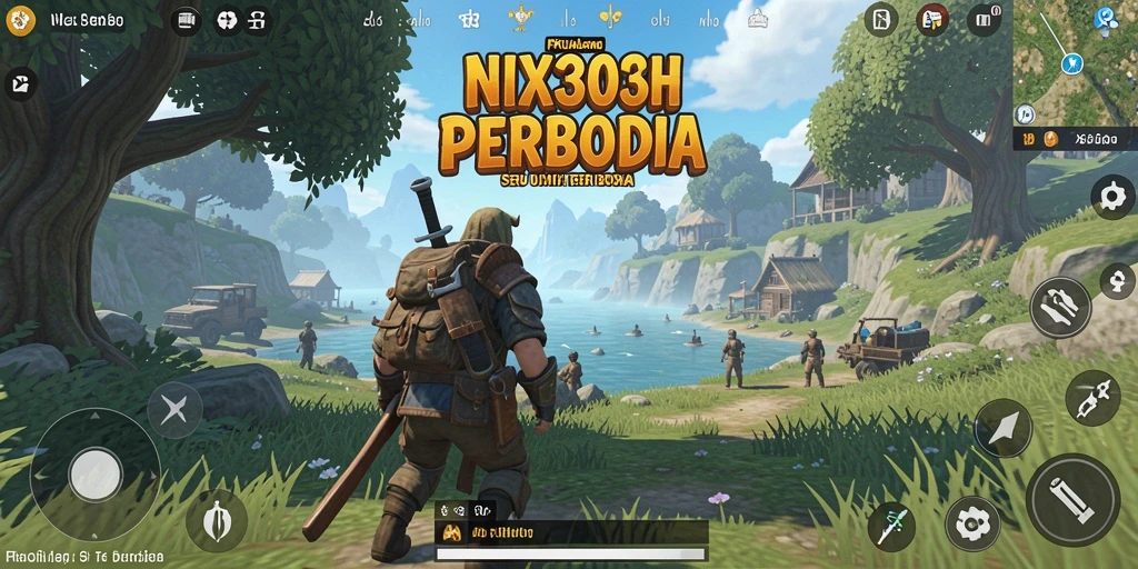 Tangkapan layar gameplay <strong>NX303</strong> yang menunjukkan eksplorasi dunia terbuka.