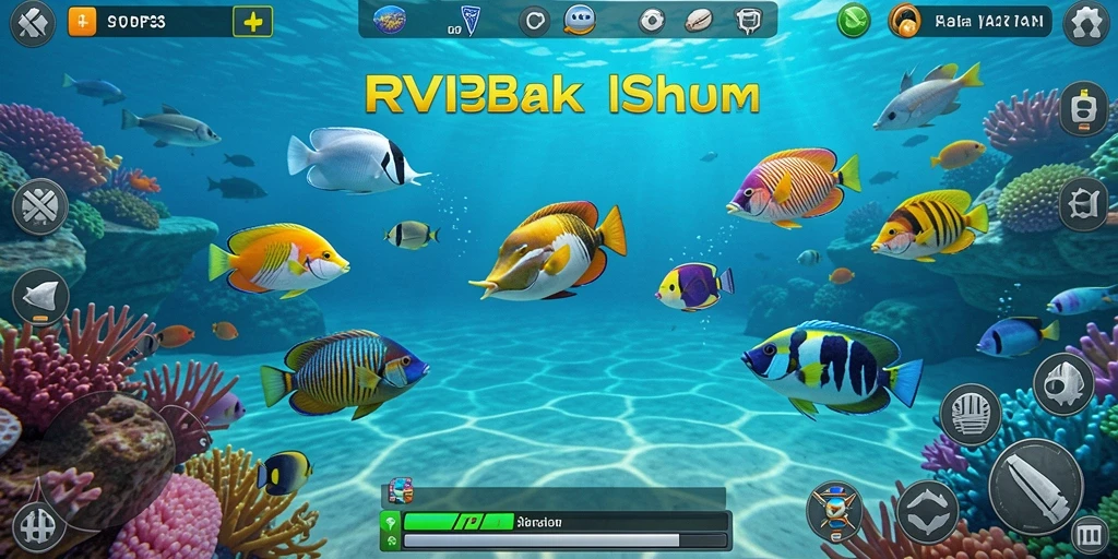 Tangkapan layar menunjukkan gameplay menembak ikan yang menarik.