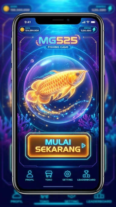 Tampilan aplikasi mg525 di layar dengan daftar aplikasi yang terorganisir.